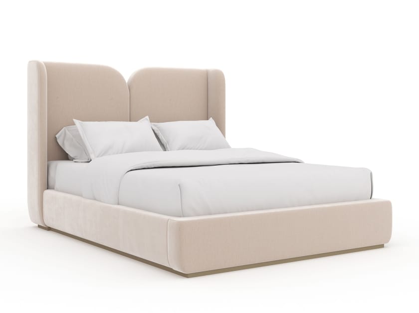 Двуспальная кровать с мягкой тканью Caracole Oblique ARCH-00105942