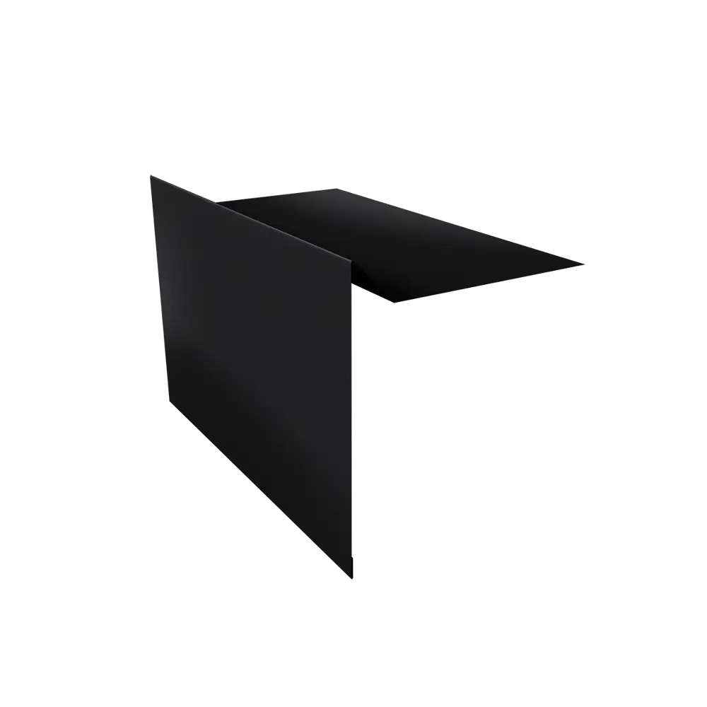 Планка ветровая для мягкой кровли 130x25x100 мм цвет черный 89348573 STLM-2166974 Santreyd 