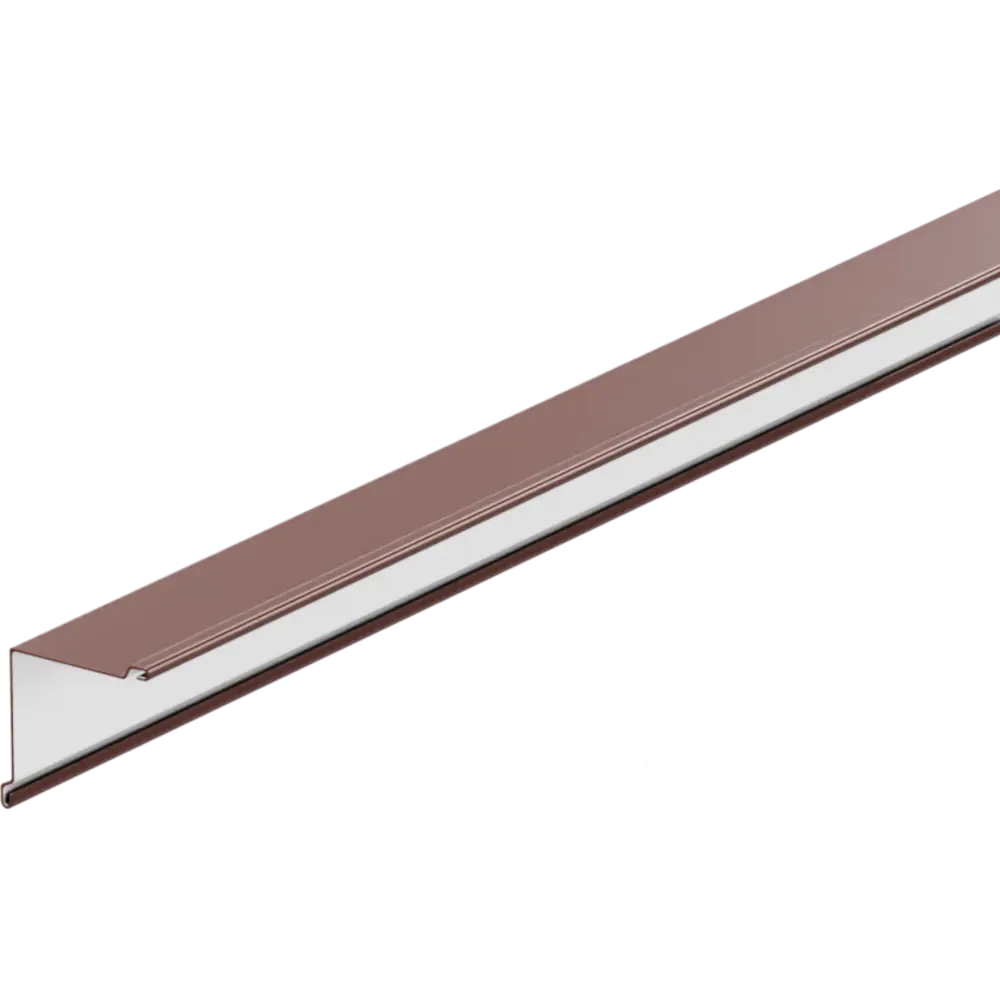 Планка угла наружного 50x50x2000 мм 0.4 мм RAL 8017 коричневый 86778557 STLM-2009027 ВЕГА 
