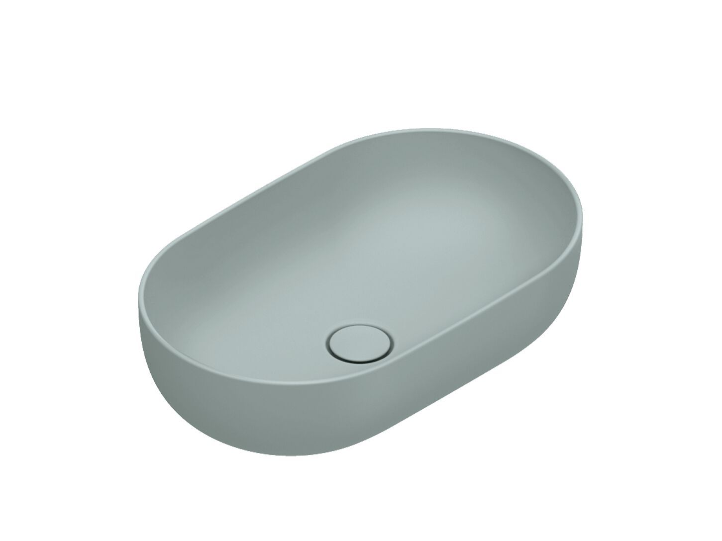 Овальный умывальник с одной столешницей CERAMICA CATALANO сфера ARCH-00120411 - Вид №1