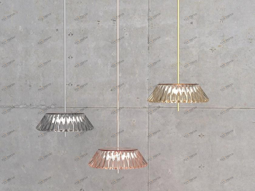NEXO LUCE Светодиодный подвесной светильник из стали и стекла Oxen pendant lamp 7006a1