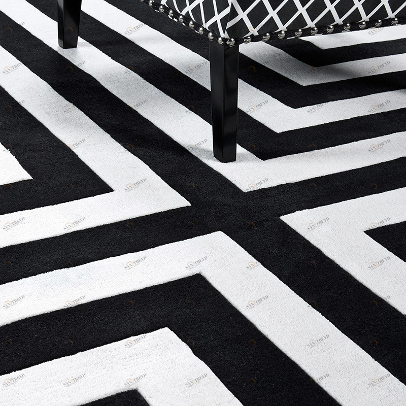 Ковер Thistle от Eichholtz EICHHOLTZ ДИЗАЙНЕРСКИЕ, EICHHOLTZ 062178 Черный;белый 