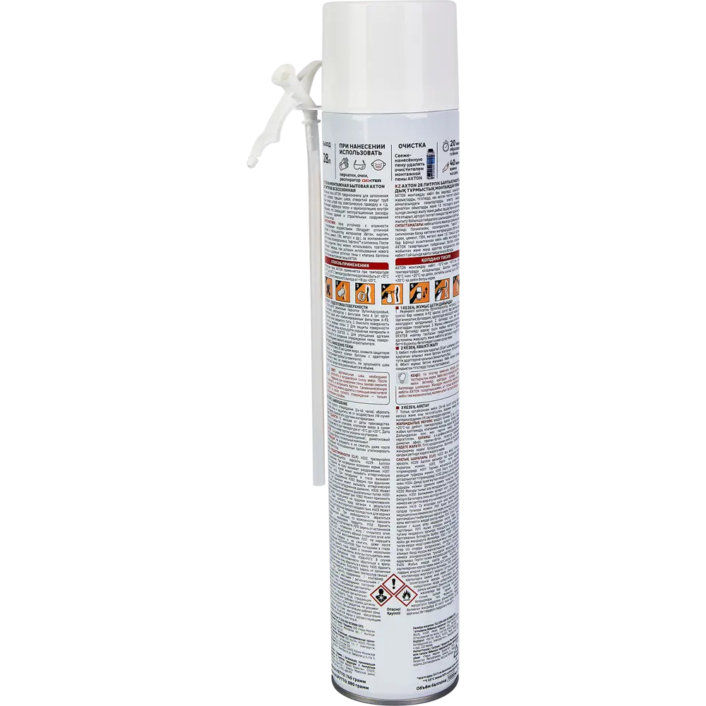 Монтажная пена Axton всесезонная для профессиональных работ 770 мл 89351881 STLM-1447040 - Вид №2