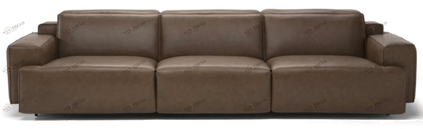 Natuzzi Кожаный диван-кресло в современном стиле sun-id-1406255