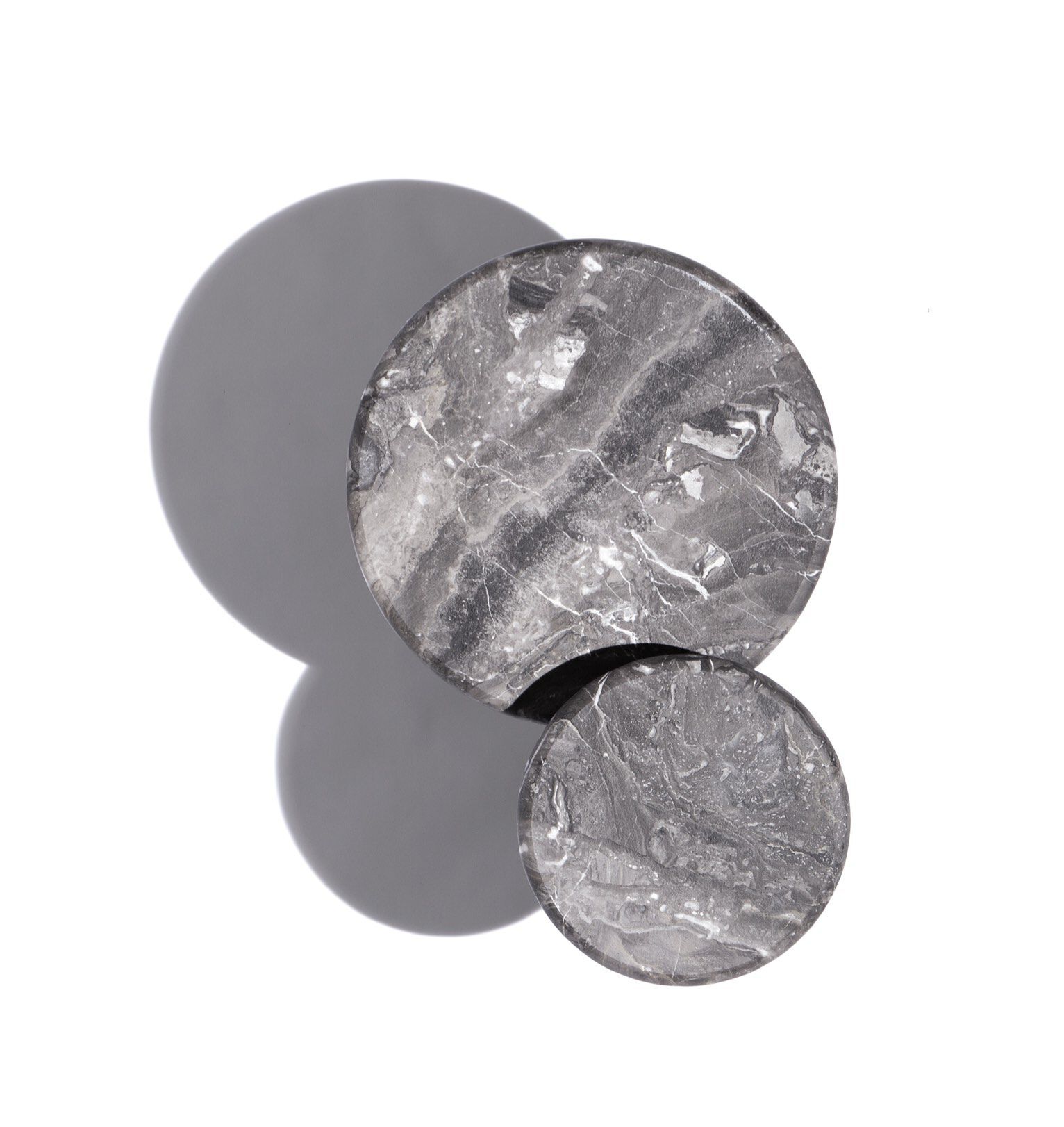 Мраморный круглый высокий садовый столик Exteta 10th ARCH-00057481