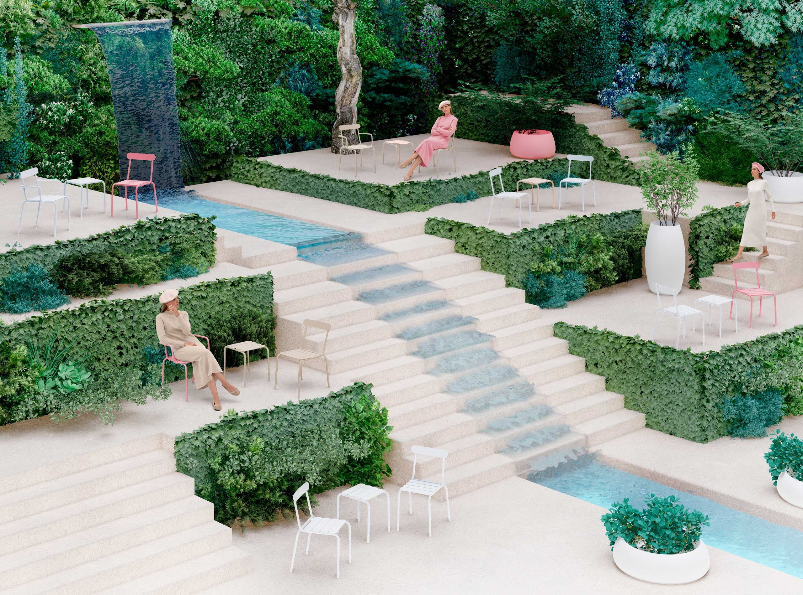 Алюминиевый журнальный столик с порошковым покрытием Diabla Easy ARCH-00138772 - Вид №15