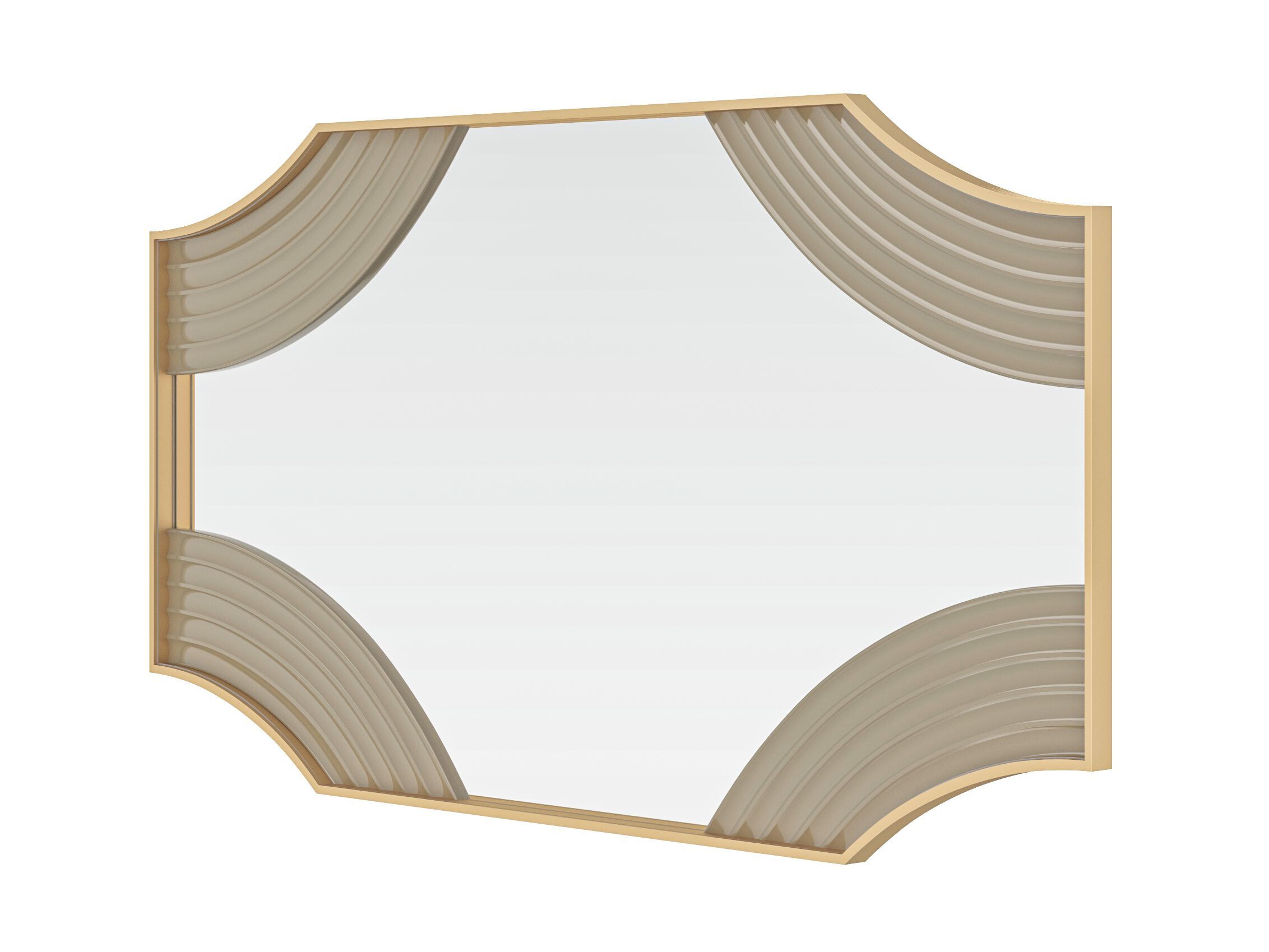 Настенное зеркало Modenese Luxury Interiors SAPPHIRE SERENITY ARCH-00132673 - Вид №1