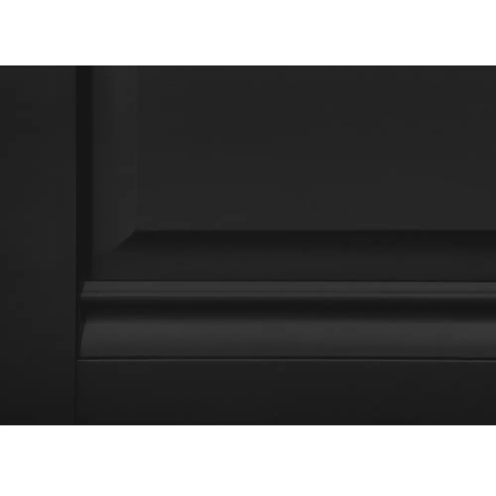 Дверь межкомнатная глухая Классико-42 80x200 см Hardflex черный с замком и петлями 85486308 STLM-2015863 PORTIKA  - Вид №3
