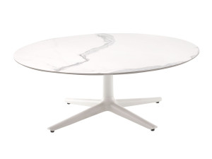 Круглый журнальный столик из керамогранита