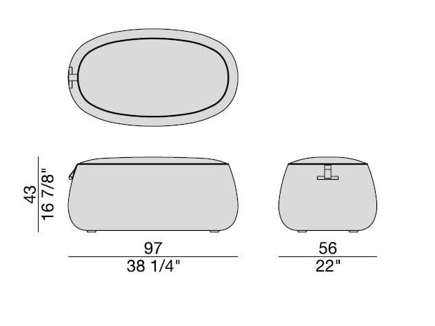 Ткань пуфик с ручкой Porada Soul ARCH-00132682 - Вид №5