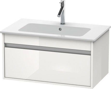 KT641905353 Ketho Тумбочка подвесная Каштан темный, декор Duravit - Вид №2