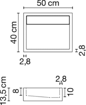 Столешница из керамогранита CERAMICA FONDOVALLE SHAPE ARCH-00141223 - Вид №5