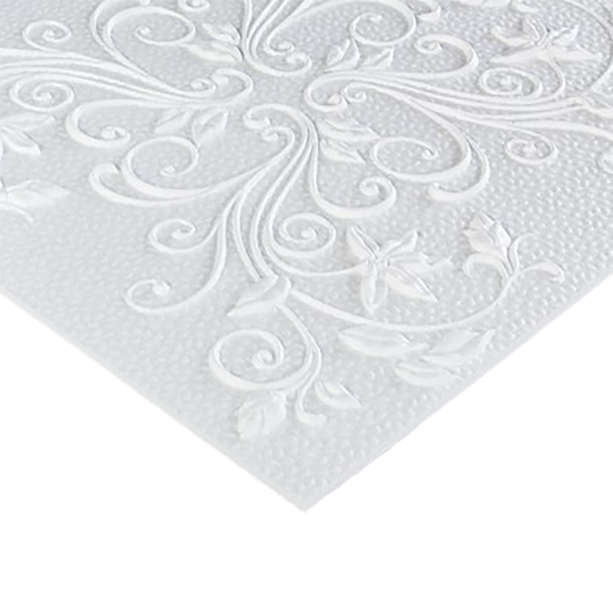 17095561 Плитка потолочная бесшовная полистирол белая Формат Ренессанс 50 x 50 см 2 м² Santreyd  - Вид №1