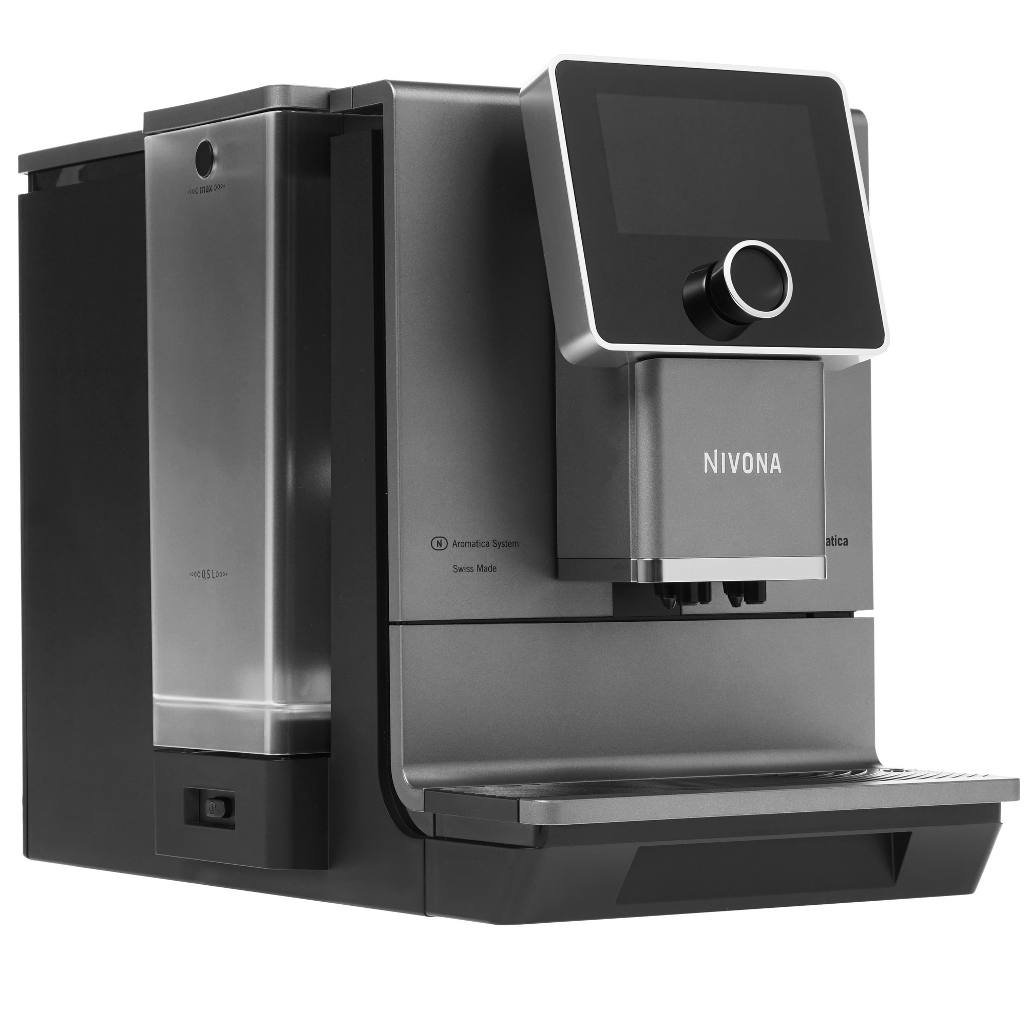 8167973 Кофемашина автоматическая Nivona CafeRomatica NICR 970 серый STDN-0102673