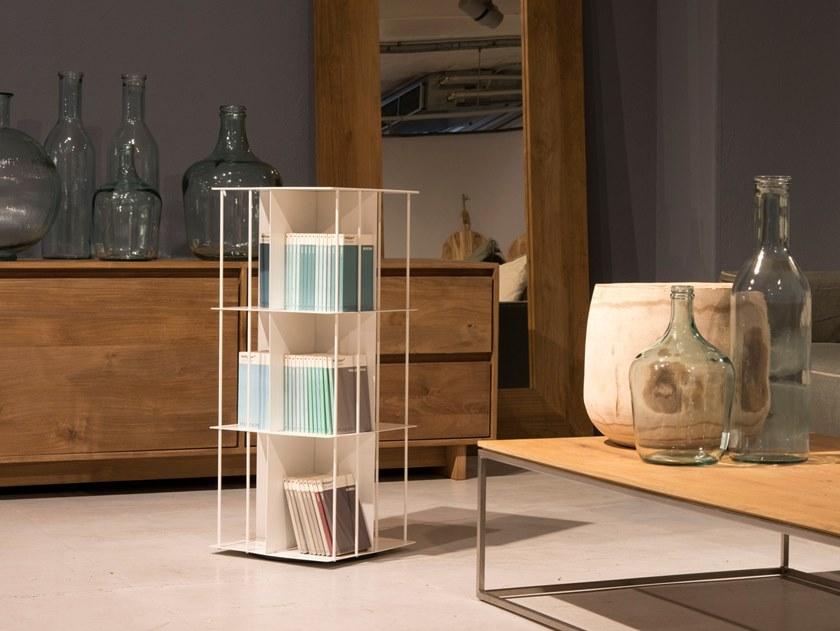 KRIPTONITE Отдельно стоящий вращающийся книжный шкаф из алюминия sun-id-1389768 - Вид №1