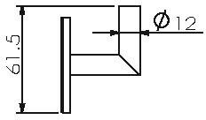 30831A Крючок подвесной цвет хром LANGBERGER molveno - Вид №2