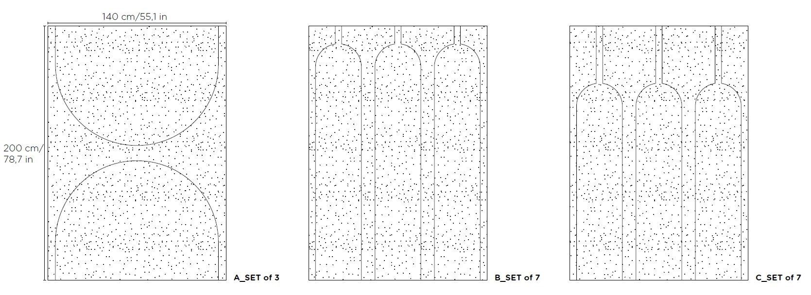 Акустическая панель Slalom ДИЗАЙН ФОРМЫ ИЗ ВОЙЛОКА ARCH-00006636 - Вид №2