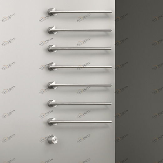 Электрический полотенцесушитель Л. 580 мм, кнопка питания включена  EQB17 CEADESIGN 