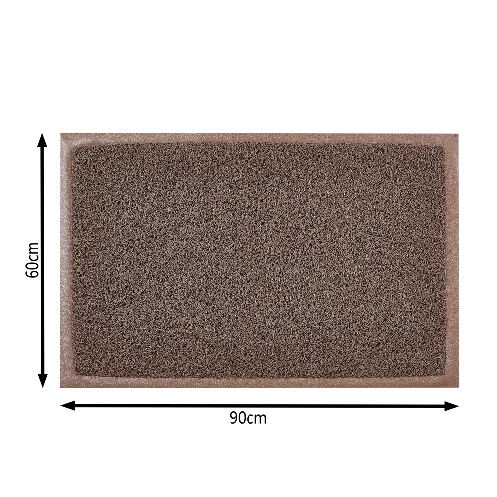 Коврик Inspire Vinyl Diamond 60x90 см ПВХ на виниле цвет коричневый 82386009 STLM-2057467  - Вид №4