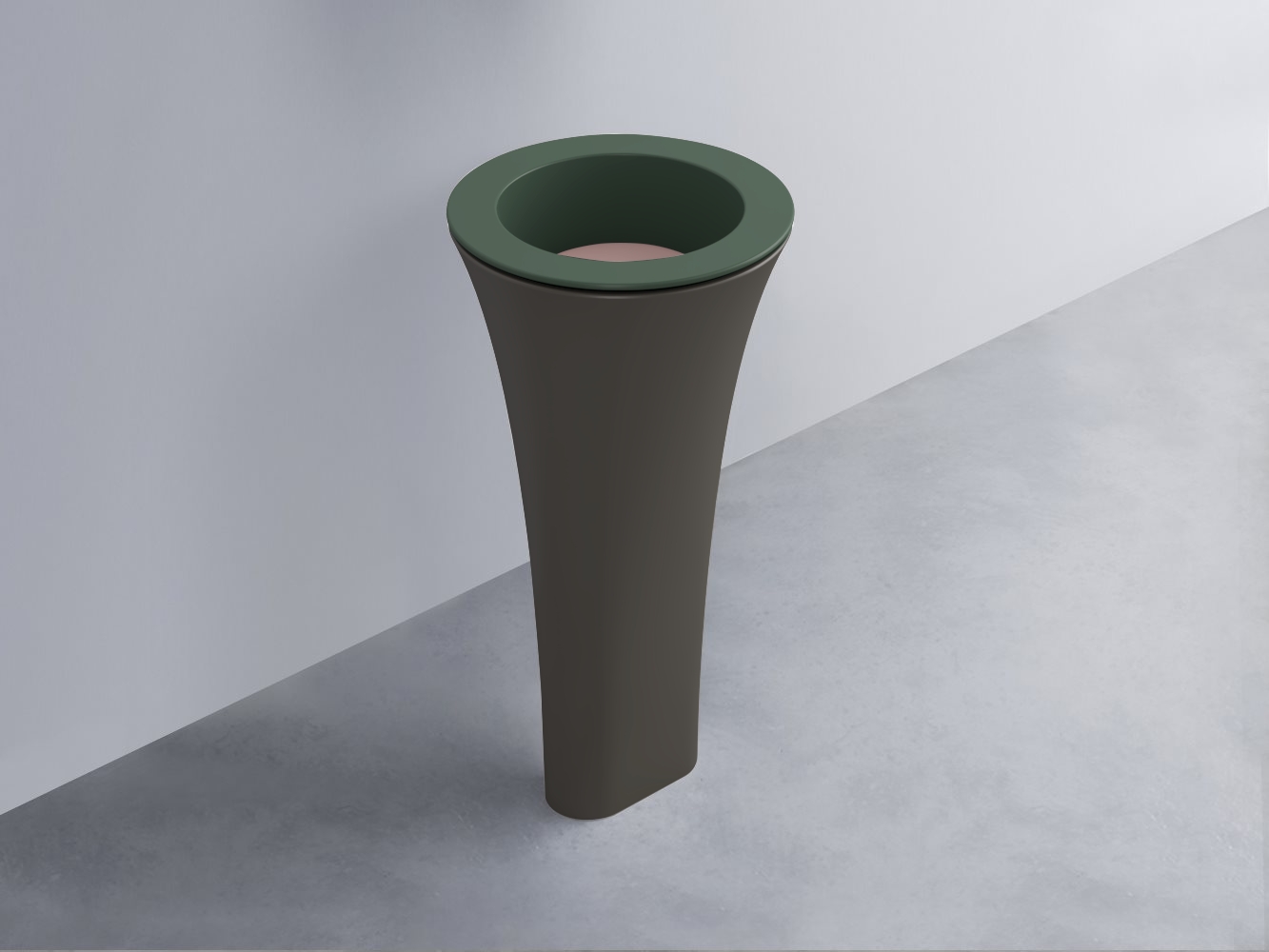 AMLA45-MU+AMPILT-CP+AMCOLT-FN Раковина Amedeo Tondo отдельностоящая cielo Enjoy + Amedeo Ceramica Cielo