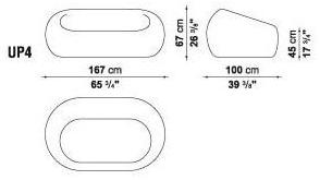 B&B Italia Диван из ткани Up Up4 - Вид №1