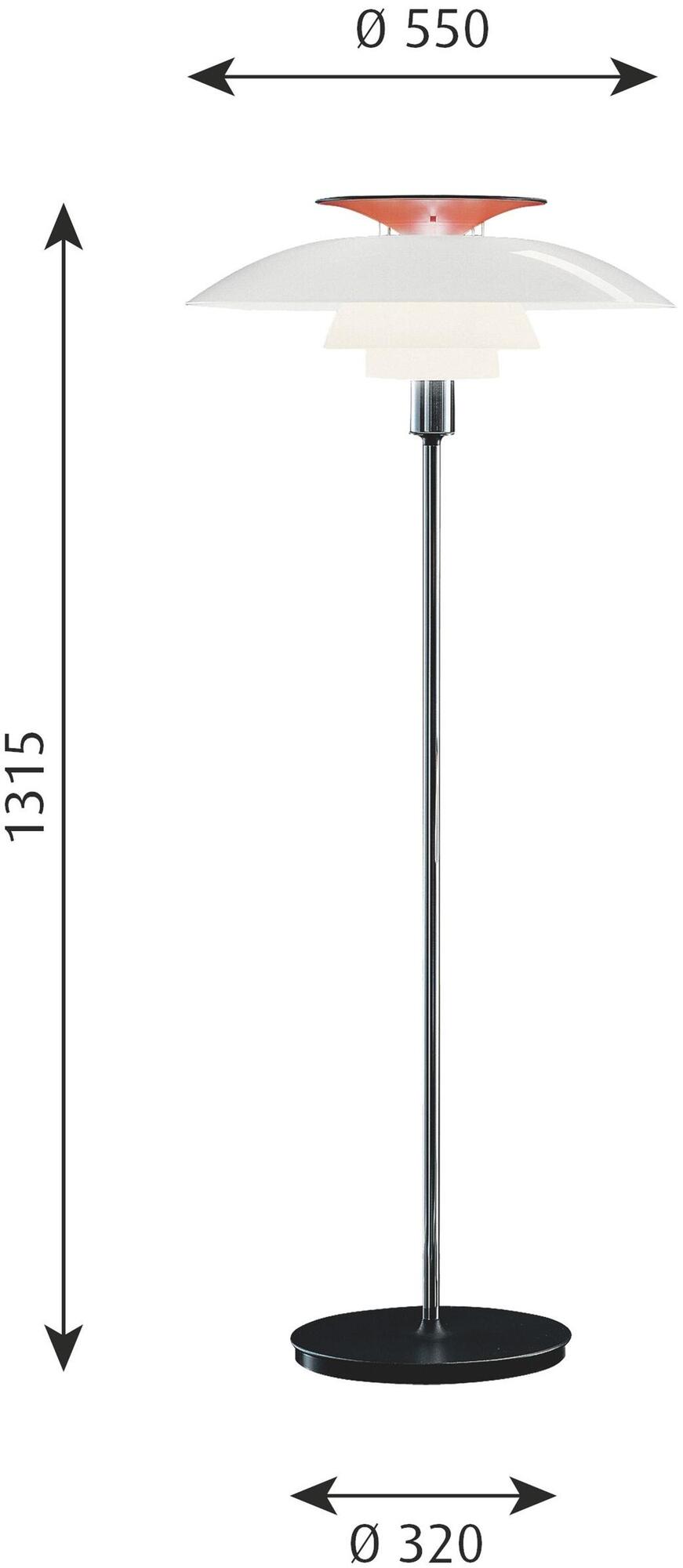 Louis Poulsen Торшер из акрилового стекла Ph sun-id-1482595 - Вид №9