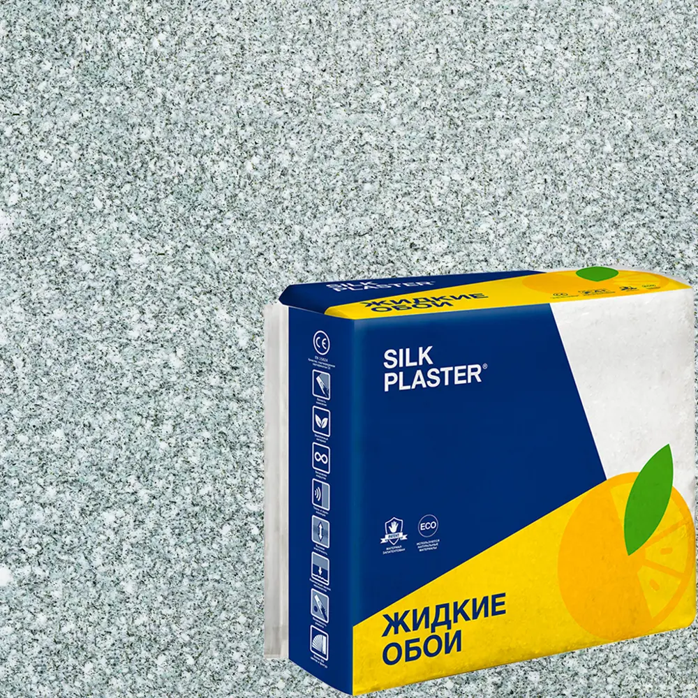 Жидкие обои Silk Plaster Absolute А254 1.05 кг цвет серо-зеленый 82736049 STLM-2134708 