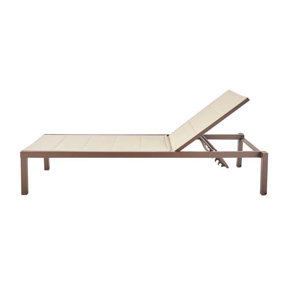 Шезлонг Aquila 200x65x102 см алюминий/текстилен коричневый Santreyd Товар без серии STLM-2102355 - Вид №7