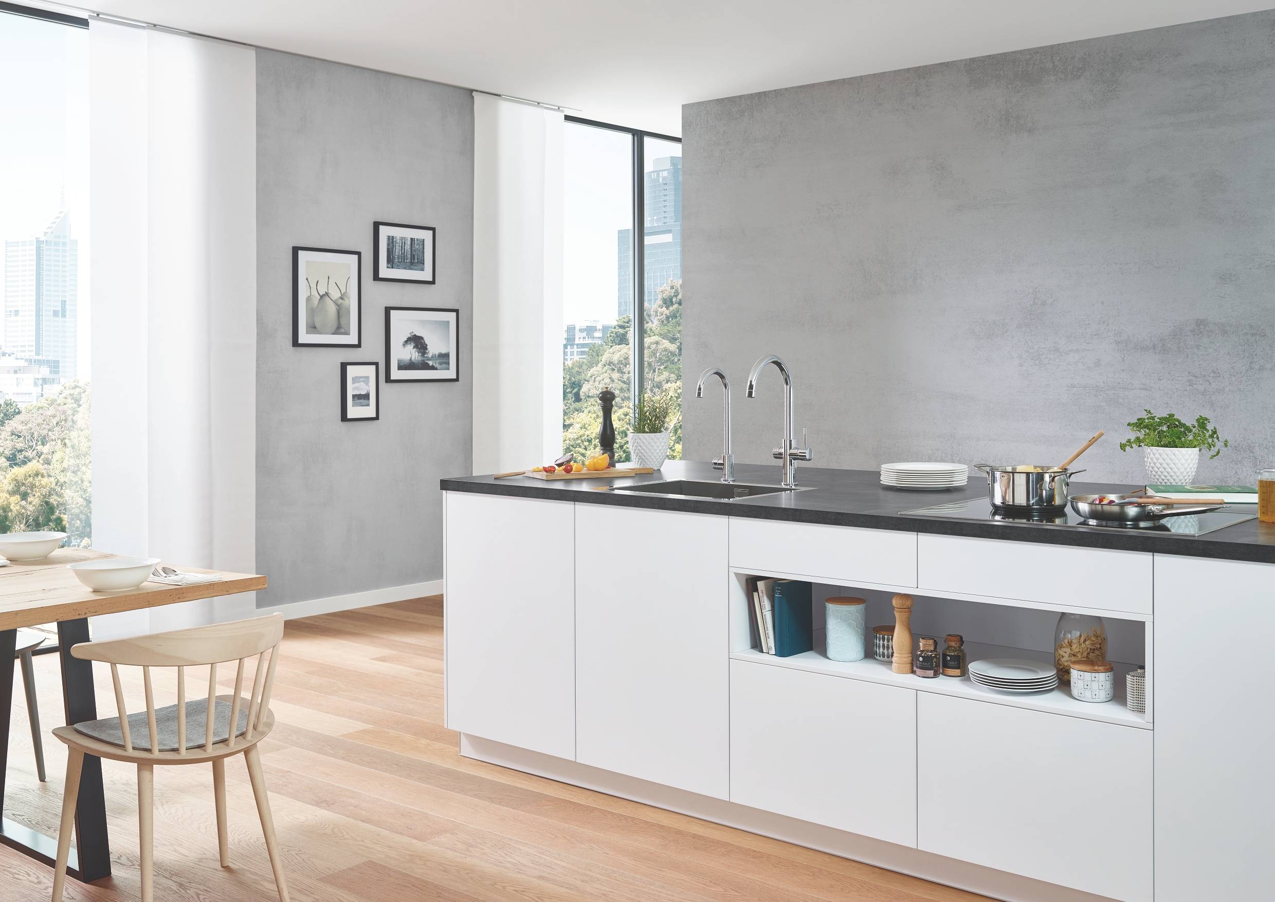 Комплект со смесителем для кухни GROHE Red Duo New, бойлер L-size, хром (30079001) - Вид №16