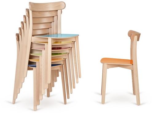 Paged Деревянный стул с открытой спинкой Icho Icho b-4420 - Вид №1