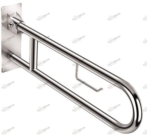 Cosmic Поручень U-образной формы из латуни с держателем для рулона бумаги Architect sun-id-1410682