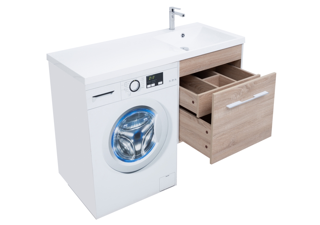 Тумба с раковиной Aquanet Августа 120 R дуб сонома 0021002700239568 - Вид №11