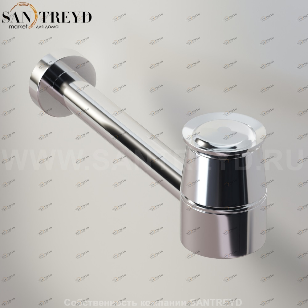 Agape  Нажимной донный клапан хромиродля раковин или бидеый для для раковин или биде без переливного отверстия MET0563S Ricambi MET0569S