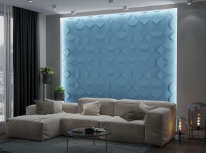 Трехмерное гипсовое покрытие