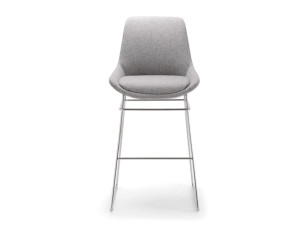 Высокий табурет с подставкой для ног