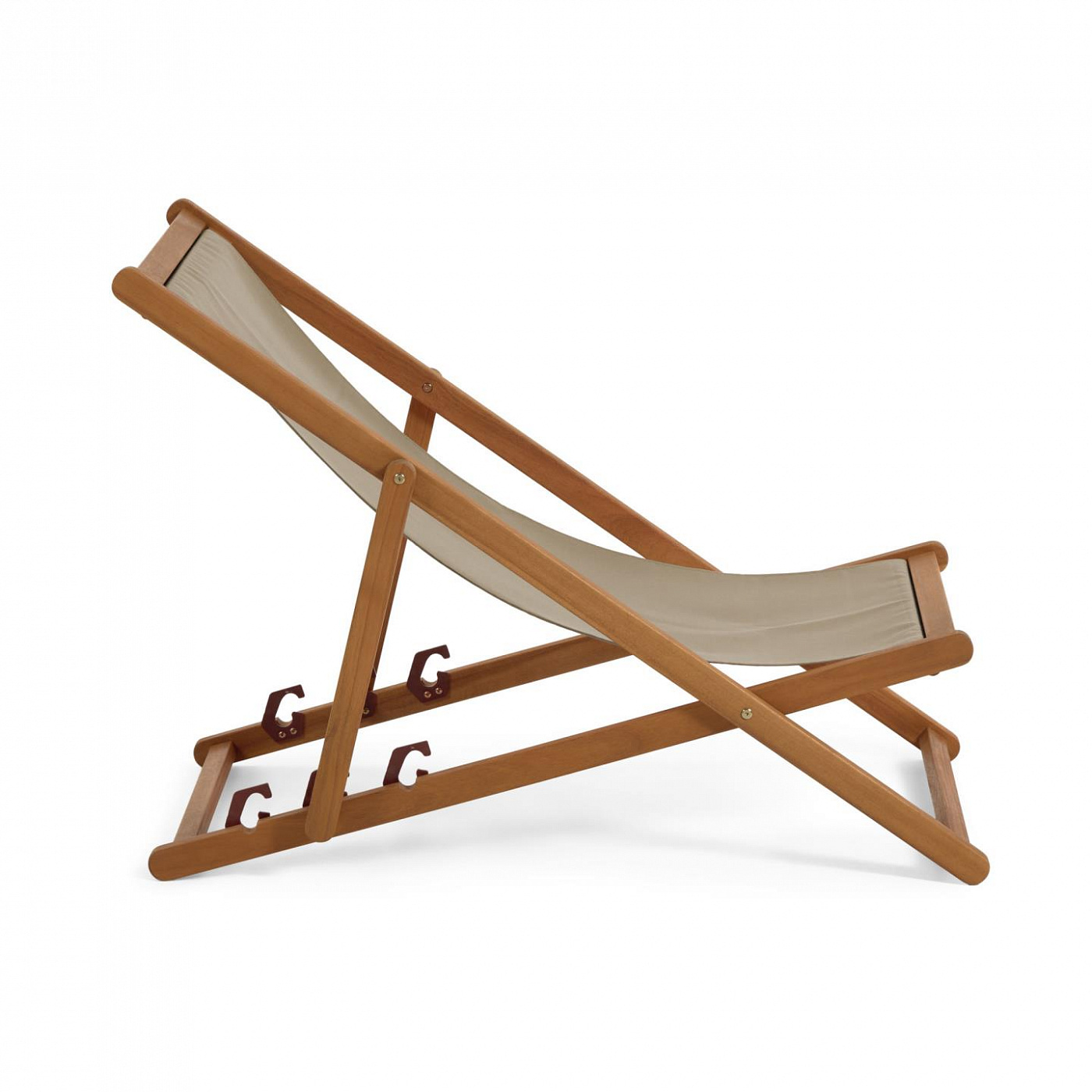 097801 Шезлонг из массива акации зеленый La Forma Adredna  - Вид №1