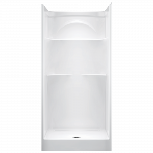 213637AC01 36 дюймов X 37 дюймов. Цельный душ Delta Faucet Styla Глянцевая кость