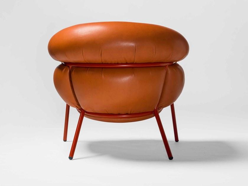 BD Barcelona Design Кожаное кресло с подлокотниками Grasso sun-id-1473829 - Вид №1