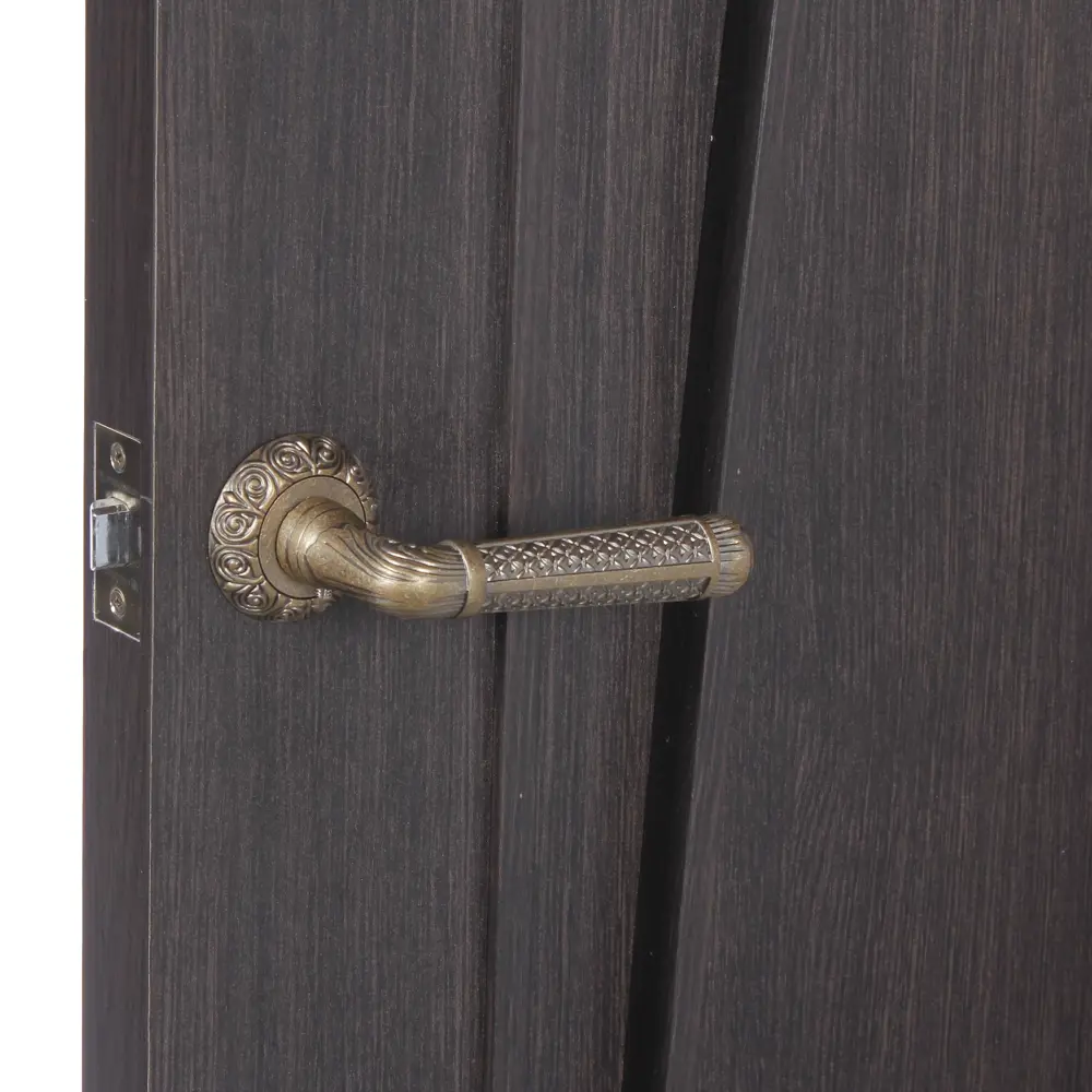 Ручки дверные на розетке EDS-74-20, цвет состаренная бронза EDSON STLM-2198746 - Вид №7