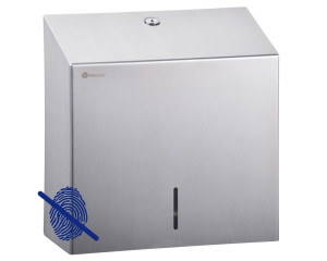 ASM171 Контейнер для бумажных полотенец STELLA Anti-FingerPrint MAXI матовая сталь с покрытием AFP Merida