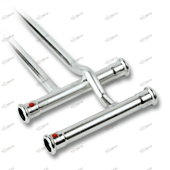 1245832215 SANHA 24583 двойной тройник   22x15x280 mm мм 