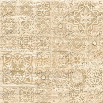 Граните Стоун Травертин декор беж полированная 1200x1200 Керамика Будущего sun-id-324130