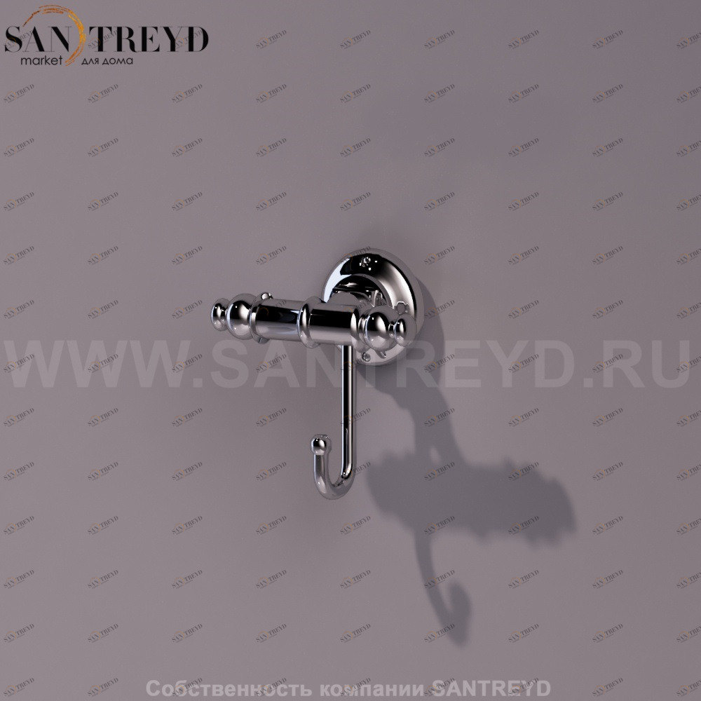 Крючок для полотенец SIMAS хромированный Arcade 260204CR