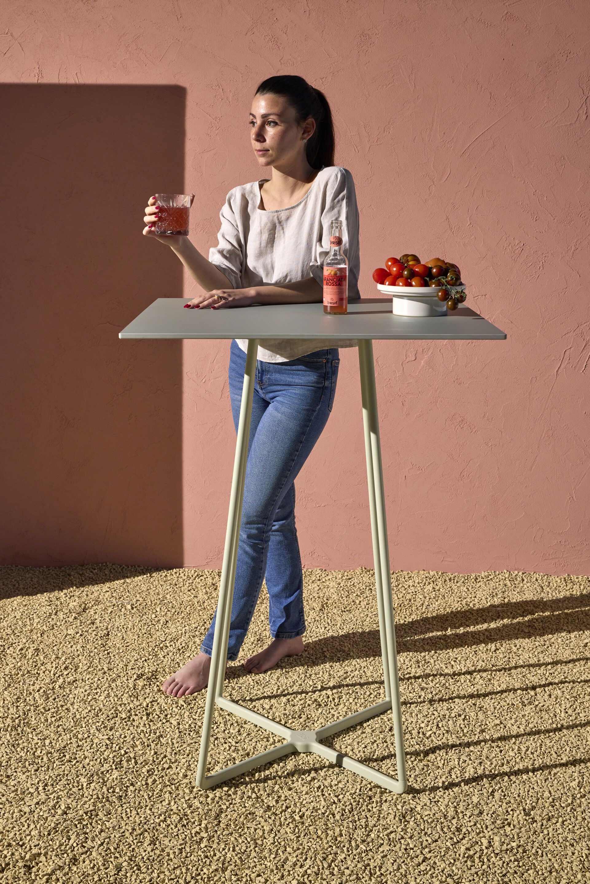 Алюминиевый и стальной контрактный стол с 4-спицевым основанием S-CAB Atomo ARCH-00086411 - Вид №3