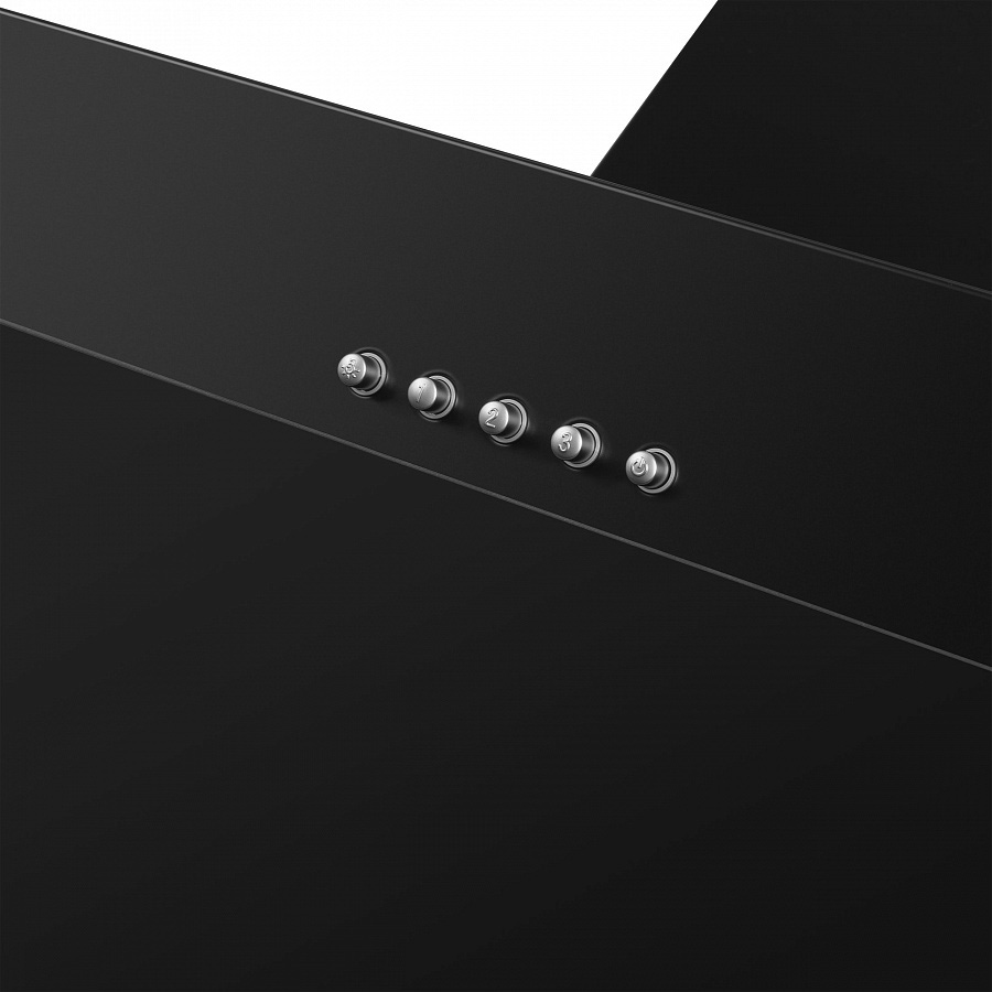 TOWER Light 50 Black Glass Black Вытяжка tower light 50 чёрный/чёрное стекло/ • тип: настенная• цвет: черный• управление: кнопочное• ширина, мм: 500• полная потребляемая мощность, вт: 150• количество скоростей: 3• максимальная производительность, м3/ч: 47 Santreyd  - Вид №8