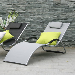 MC-3039GC Grey Шезлонг-лежак ГРАЦИЯ Afina