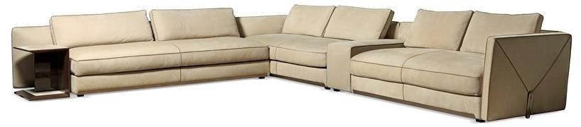 Visionnaire Секционный угловой диван в коже Bastian sun-id-1491585 - Вид №1