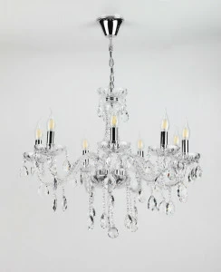 Подвесная люстра Rivoli Gala 1004-208 RIVOLI ДИЗАЙНЕРСКИЕ, GALA 336780 Хром;прозрачный