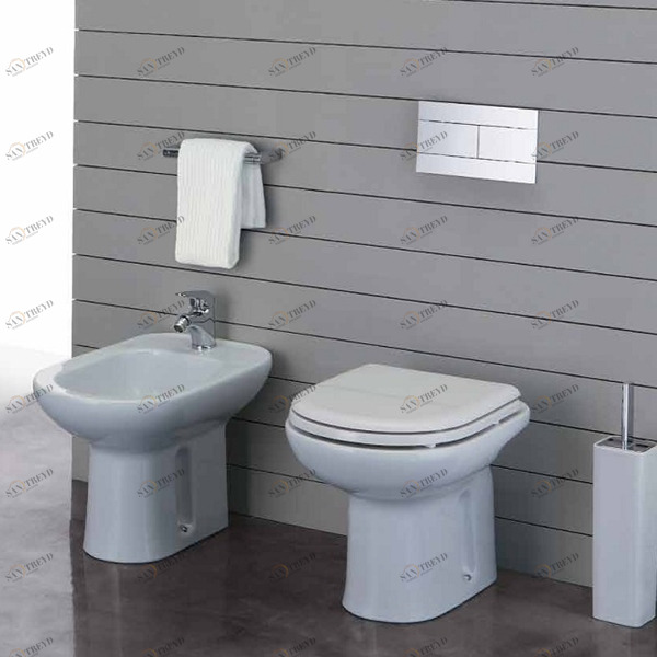 0150 Приставной унитаз напольный Белый Olympia Ceramica RUBINO Италия