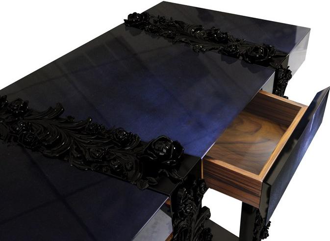 Malabar Лакированная прямоугольная деревянная консоль Figen sun-id-1478270 - Вид №3